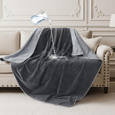 Waterproof Throw Blanket for Couch: Reversible Leakproof Couch Blanket