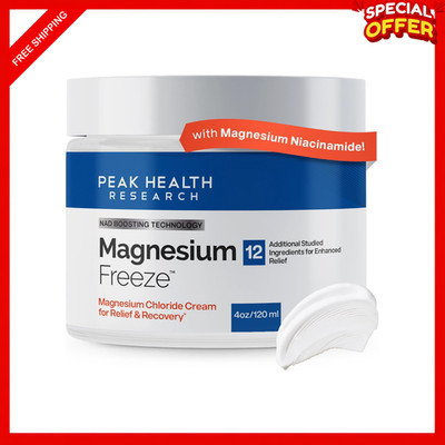 Magnesium Freeze - Topical Magnesium Cream with Niacinamide for