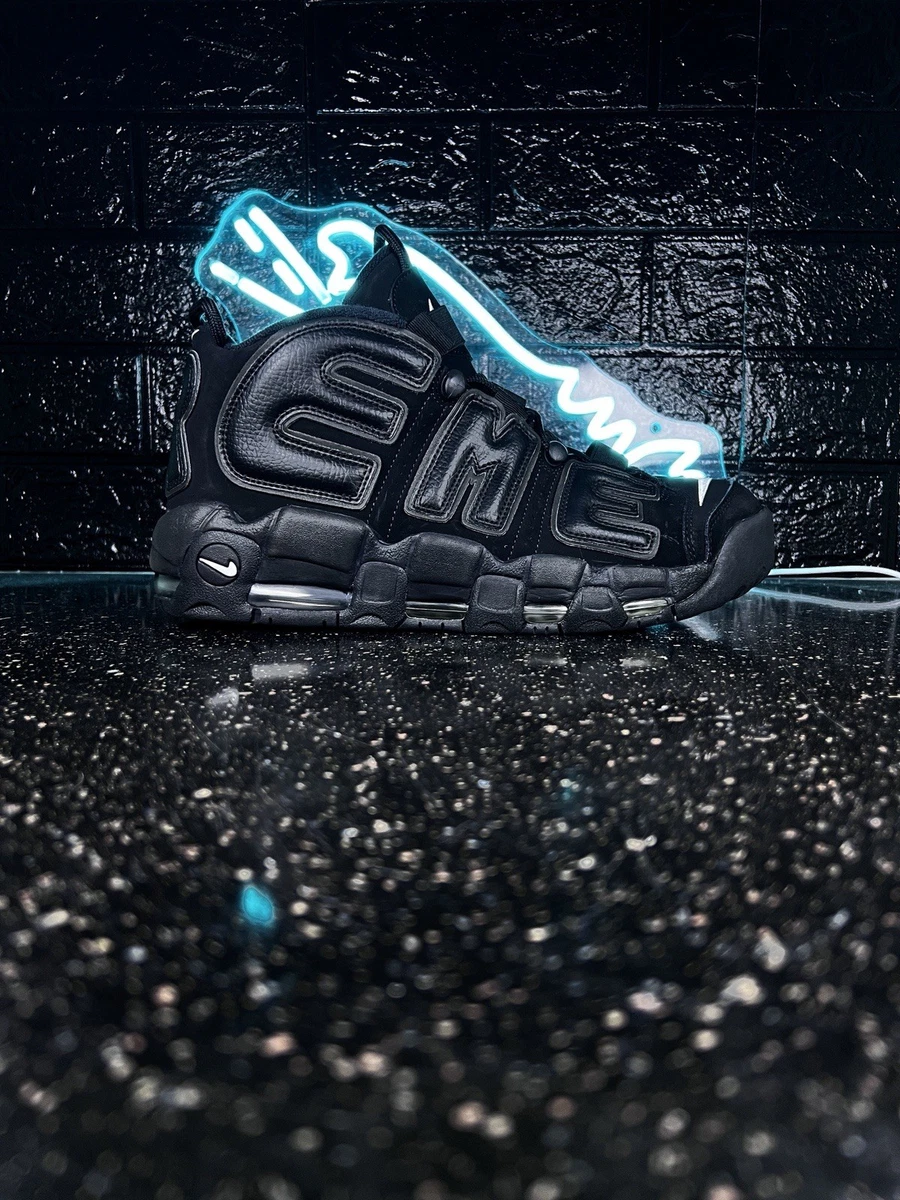 Nike Supreme x Air More Uptempo Black for Sale | Authenticity