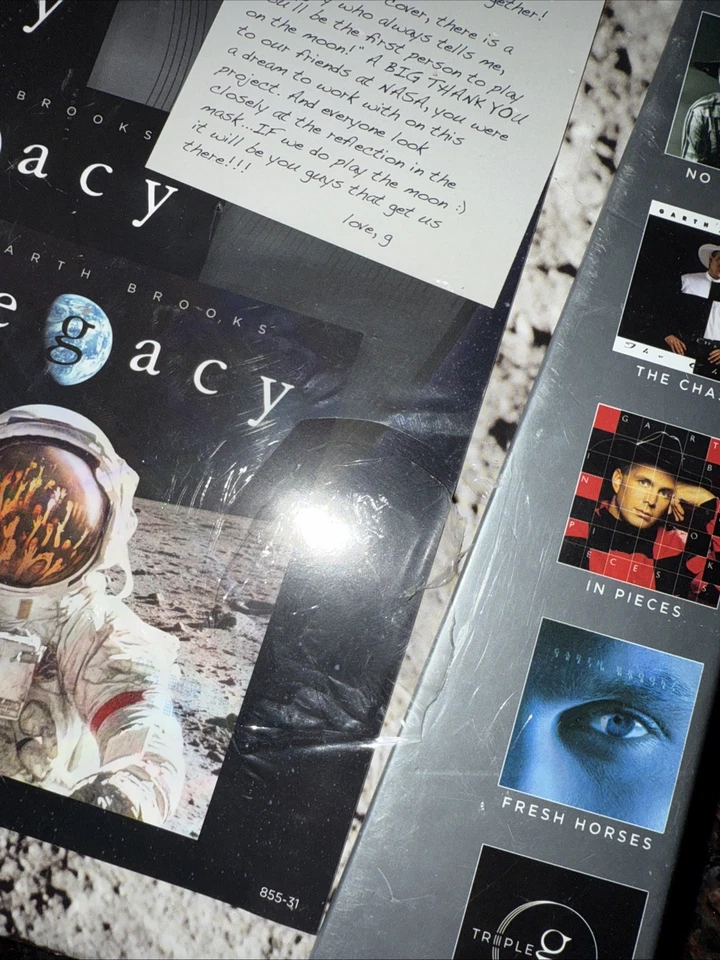 💿 Garth Brooks LEGACY BOX SET 7 Vinyl LPs + 7 CDs With Bonus Tracks 🆕 NEW 2019 - Image 4 of 4