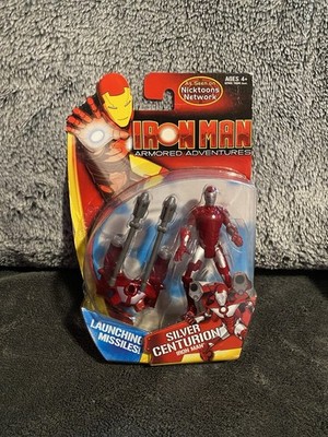 Iron Man Armored Adventures Silver Centurion Figure New Marvel Nicktoons