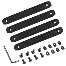 MLOK Rail Hand Protection,M-lok Rail Cover Panel for M-lok System 4 Packs