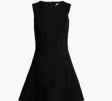 NEW, Reformation Ava Fit & Flare Knit Dress in Black Size M #MD0145