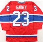 Authentic Autographed Bob Gainey HOF 1992 Montreal Red Hockey Jersey JSA COA