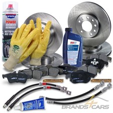 ATEC 4x BREMSSCHEIBE +BELÄGE BREMSSCHLAUCH VORNE + HINTEN FÜR OPEL SIGNUM VECTRA