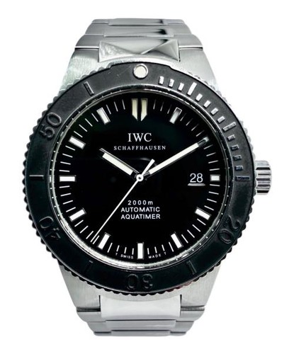 GST Aquatimer Ref:IW353602 Black Dial watch Authentic From Japan