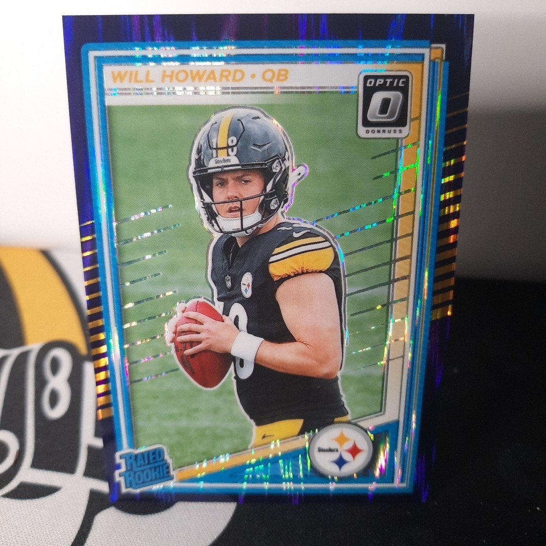 2025 Donruss Optic #233 Will Howard Purple Shock