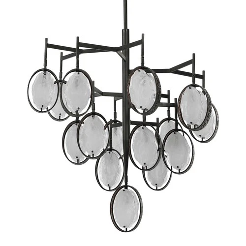 Uttermost 21344 Maxin 36" 15 Light Mid-Century Modern Industrial - Bronze - Picture 3 of 5