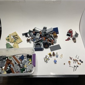 LEGO Lot INCOMPLETE Sets 6205 3828 7036 7029 + Avatar Sokka Minifigure Bundle 