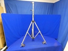 Vintage Quartz-Color Ianiro Double Riser Light Stand w/Wheels Pickup NJ 
