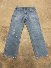 Carhartt Jeans Mens 33x30 Blue Relaxed Fit Straight Leg Workwear 101483-988