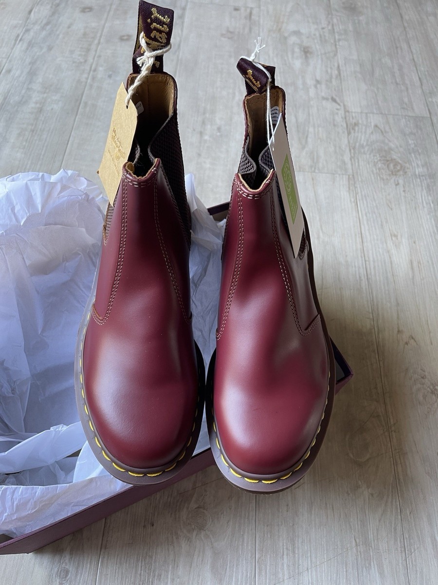 Oxblood Dr Martens Made In England Chelsea Boot Solovair Dr