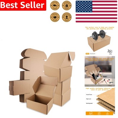 Small Shipping Boxes 9x6x4 White Cardboard for E-Commerce Packaging 20 Count