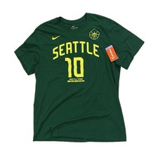 Nike Seattle Storm Sue Bird Explorer Edition Shirt Green Size XL