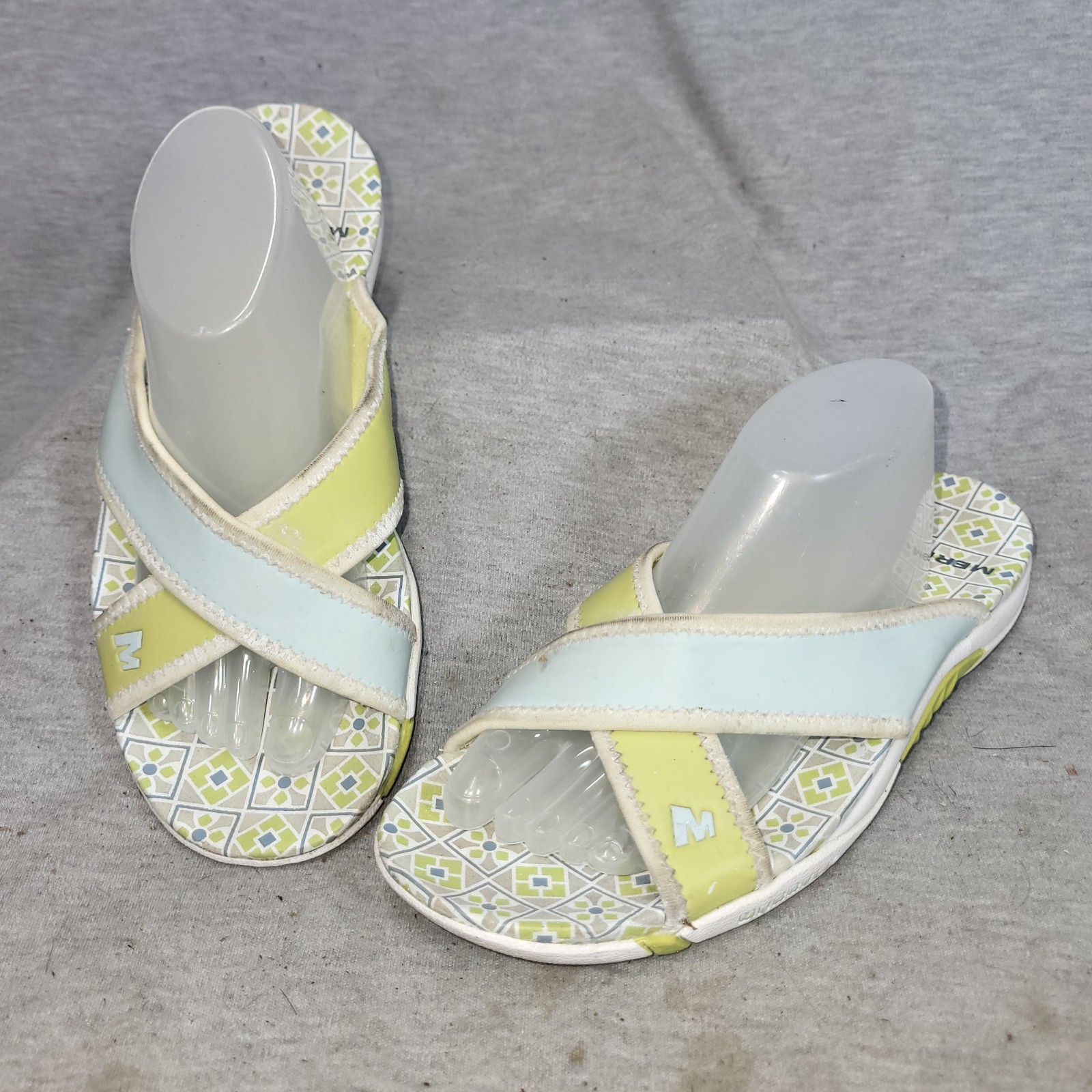 Merrell Protea sandali infradito verde biologico donna taglia 7 Eu 38