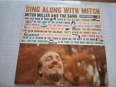 Sing Along With Mitch Miller & The Gang Vinyl LP 1958 Columbia CL 1160