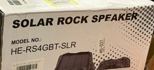 Herdio 8" Rock Speakers Outdoor IPX7 Waterproof Bluetooth Wireless Solar Powered