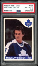 1985-86 O-Pee-Chee #198 Miroslav Frycer PSA 8.5 NM-MT+