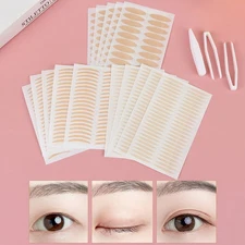 200pcs Invisible Lace Mesh Double Eyelid Lift Strip Tape Adhesive Sticke tweefp