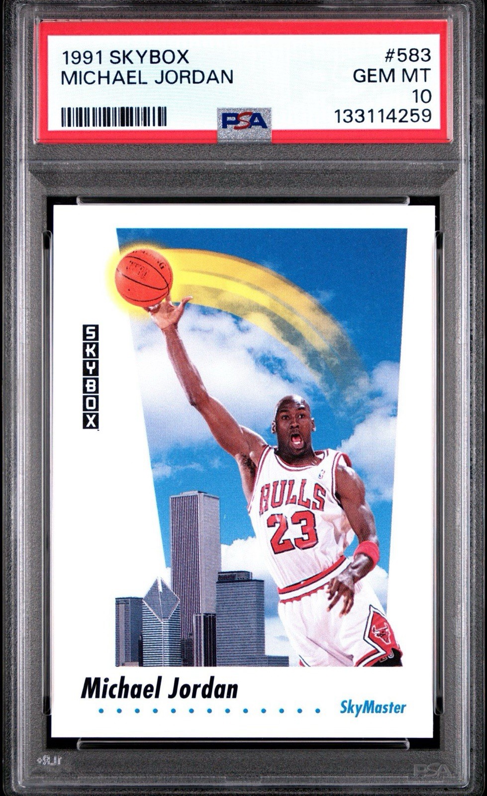 MICHAEL JORDAN 1991-92 SKYBOX Series 2 PSA 10  #583