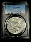 1926 Silver Peace Dollar PCGS AU53