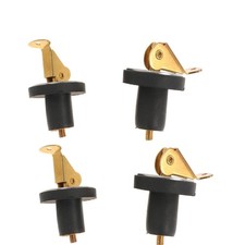 4 Pcs Boat Drain Plug Brass Boat Plug Snap Plugs Deck Plug for Boat Twist 1/...