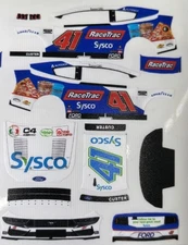 Custom 2025 Cole Custer #41 RaceTrac 1/64 Scale NASCAR Peel & Stick Decals