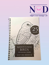 Mindfulness Birds Colouring Book