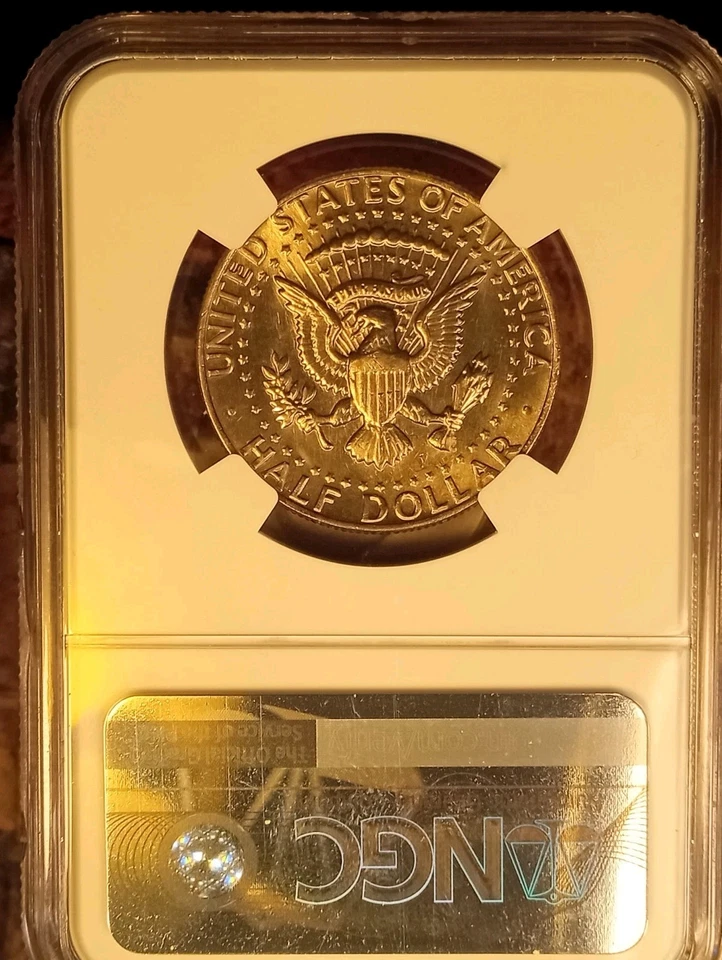 1982-P Kennedy MS66 No "FG" Variety! - Image 2 of 3