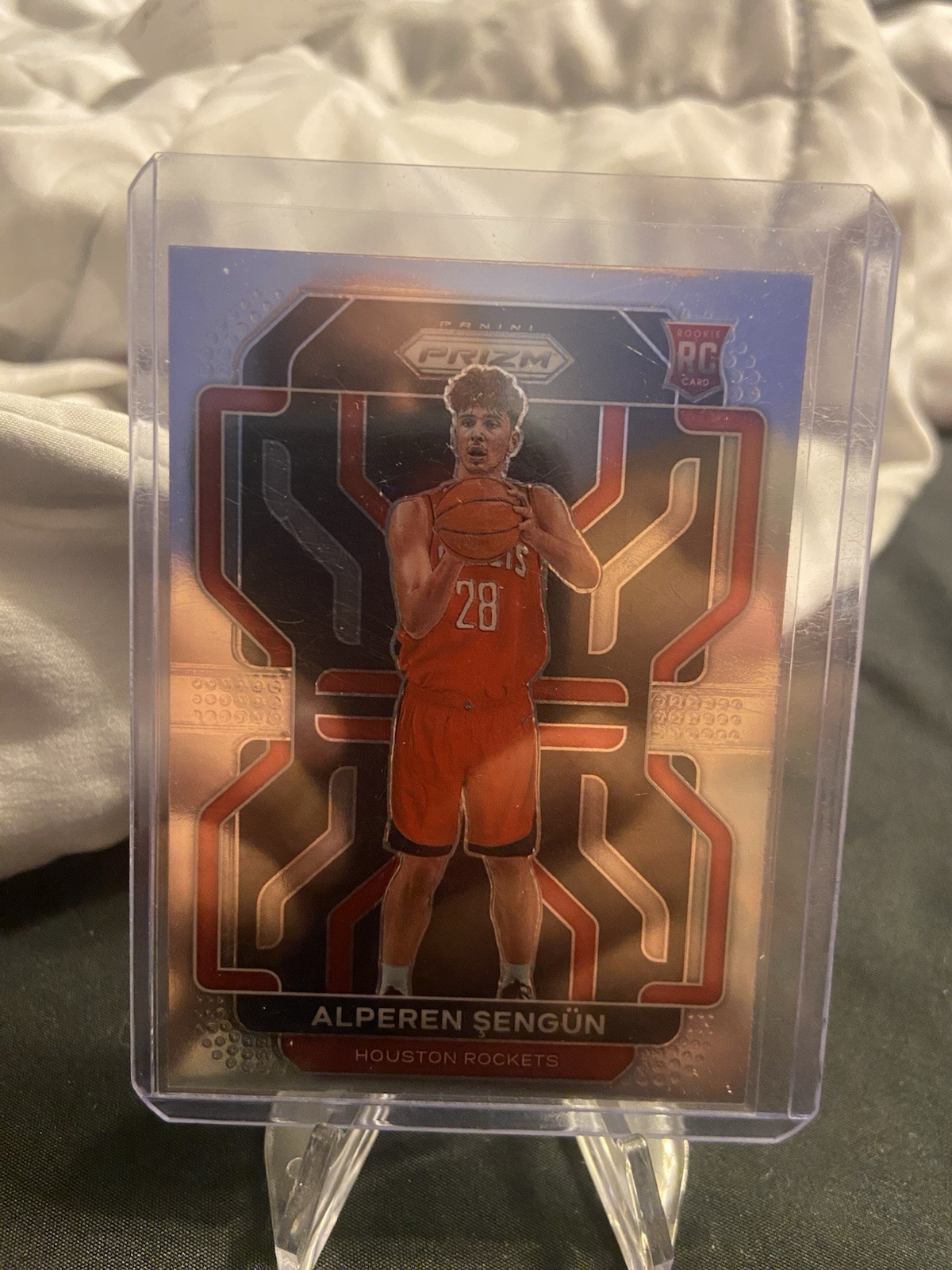2021 Panini Prizm Alperen Sengun Base Parallel Rookie #318. Houston Rockets