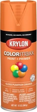 Krylon K05532007 COLORmaxx Spray Paint 12 Ounce (Pack of 1), Pumpkin Orange 