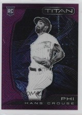 2022 Panini Chronicles Titan Purple Mojo Prizm 6/99 Hans Crouse #11 0q3