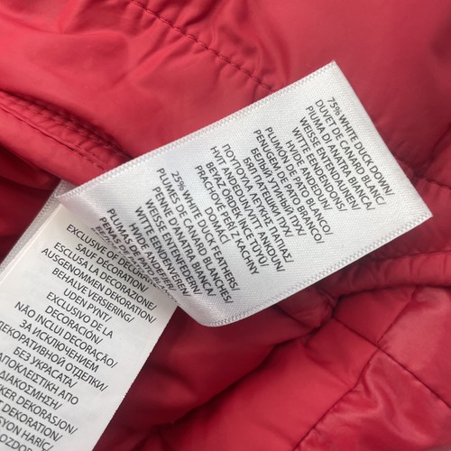 Chaqueta con Capucha Acolchada de Plumón de Pato Ralph Lauren Niñas, Talla 2 Años, Roja - Imagen 16 de 19