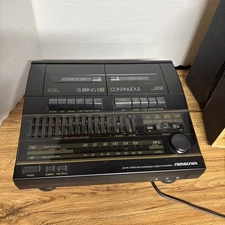 VTG Soundesign AM-FM Stereo Receiver & Double Cassette Recorder Model 5888Blk