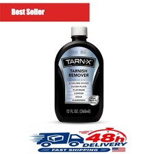 Tarn-X Tarnish Remover 12 oz Liquid Cleaner for Silver Gold Jewelry