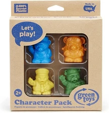 Green Toys Character Toy Figure (4 Pack) - Made in USA - New