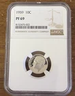 1959-P Roosevelt Dime Proof — photo from another recent sale