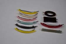 Vintage Hair Barrettes Plastic 1950s Assortment of 10