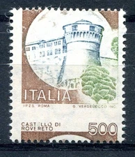 Castelli Lire 500 Variety Low Value