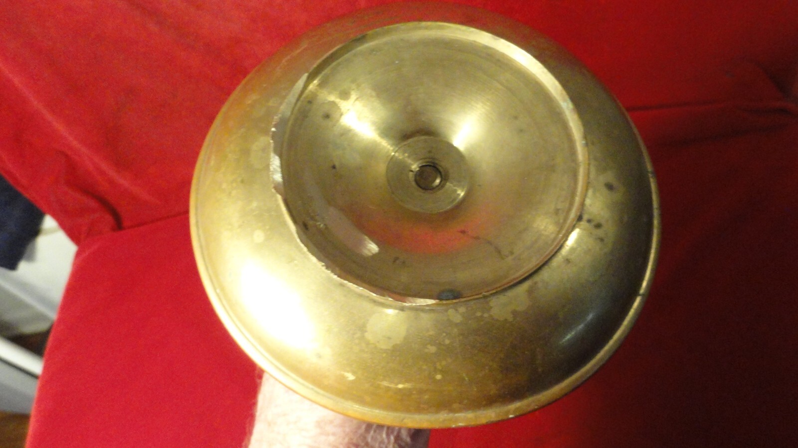 GREAT VINTAGE TRUNED BRASS CANDLE HOLDER 13" TALL eBay