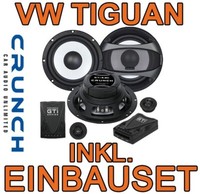 VW Tiguan Front - Lautsprecher TüR 160Mm Vorne Crunch Gti 16Cm Boxen - Einbauset