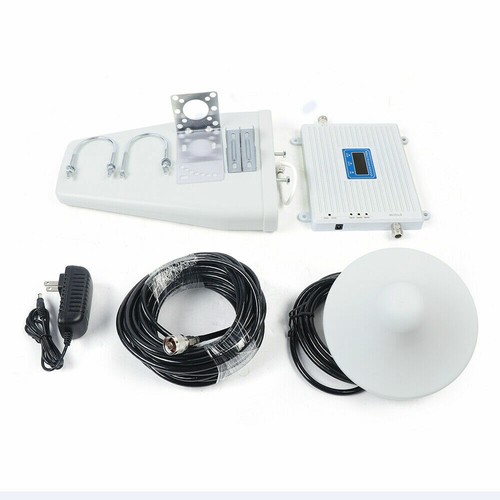 Repeater 900/1800/2100 3G 4G Signal Booster phone Amplifier Kit GSM DCS Tri Band - Photo 10 sur 16
