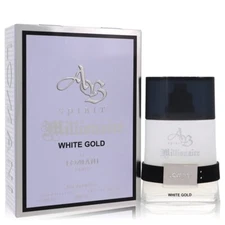 Ab Spirit Millionaire White Gold by Lomani Eau De Parfum Spray 3.3 oz For Men