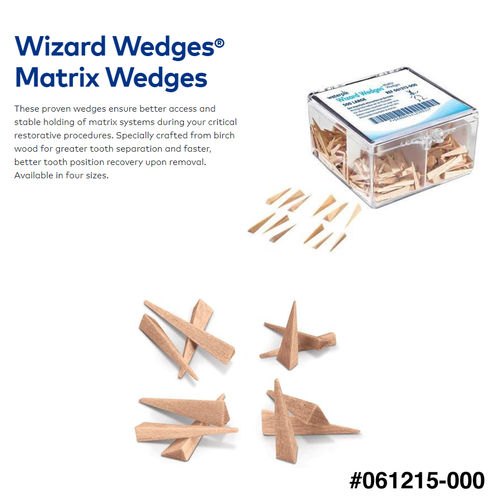 Waterpik Dental Wooden Wedges Assorted 500/pkg 061215000 eBay