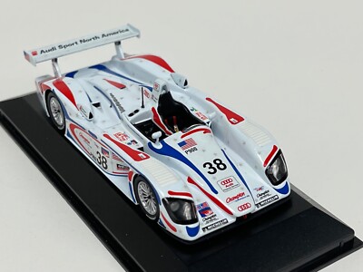 【MINICHAMPS 】Audi R8 8台セット 1/43 Minichamps Audi R8 Champion Racing 2001 Petit LeMans Sept 11
