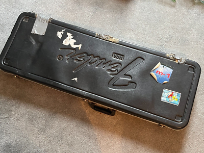 1980 1981 Fender Lead I II III guitar hard case plastic molded USA