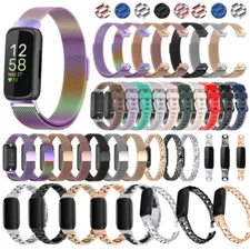 For Fitbit Inspire 3 Stainless Steel/Milanese/Silicone Watch Band Strap Bracelet