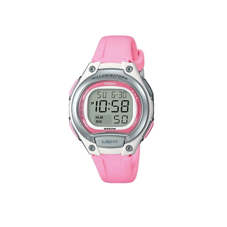 CASIO,LW-203-4AVDF in rosa,Kinderuhr,Damenuhr,Digitaluhr,Armbanduhr,mit Alarm - Bild 1 von 1