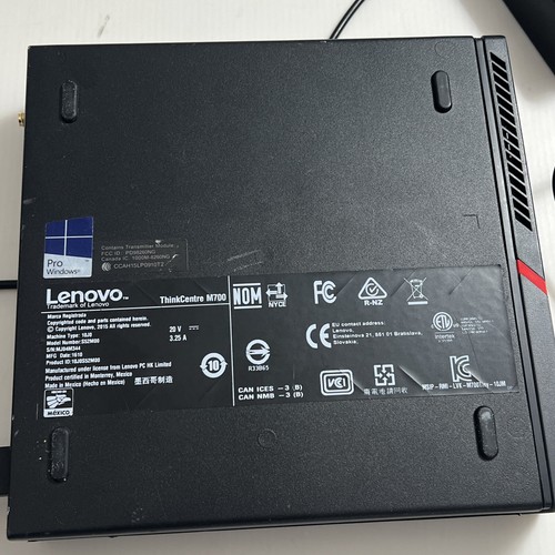 Lenovo ThinkCentre M700 Tiny Core i5-6500T 2.5GHz 16GB 500GB SSD Win 10 Pro WiFi - Bild 7 von 8
