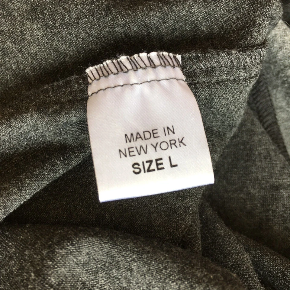 Vestido TORN by RONNY KOBO New York para mujer talla grande gris mezcla manga larga Foto 3 de 4